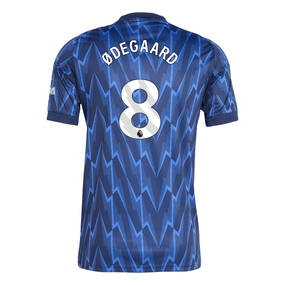 ØDEGAARD #8 Arsenal Mens Away Soccer Jersey 2025/26 Blue