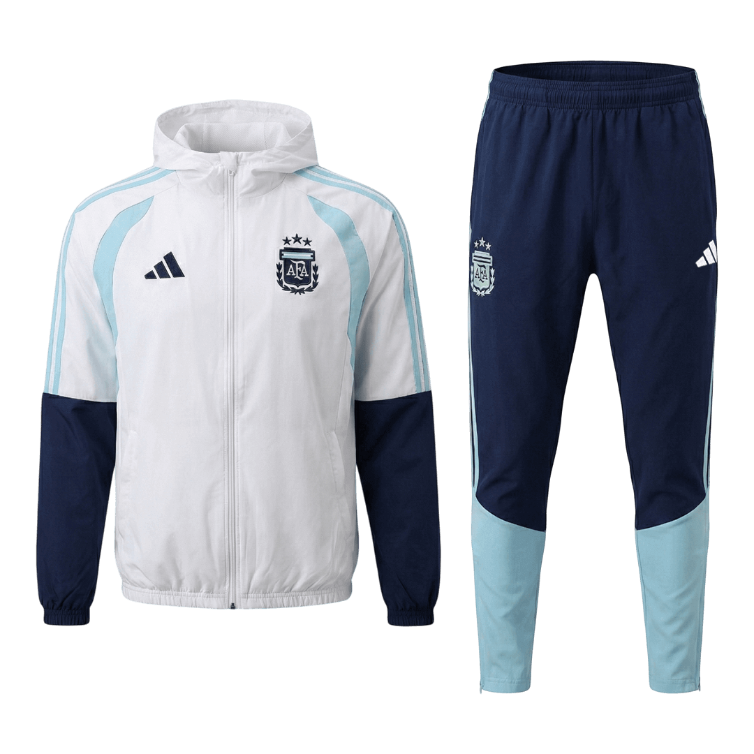 Argentina Mens Training Tracksuit Kit 2026 White