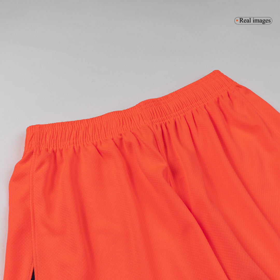 Barcelona Mens Third Away Soccer Shorts 2025/26 Orange