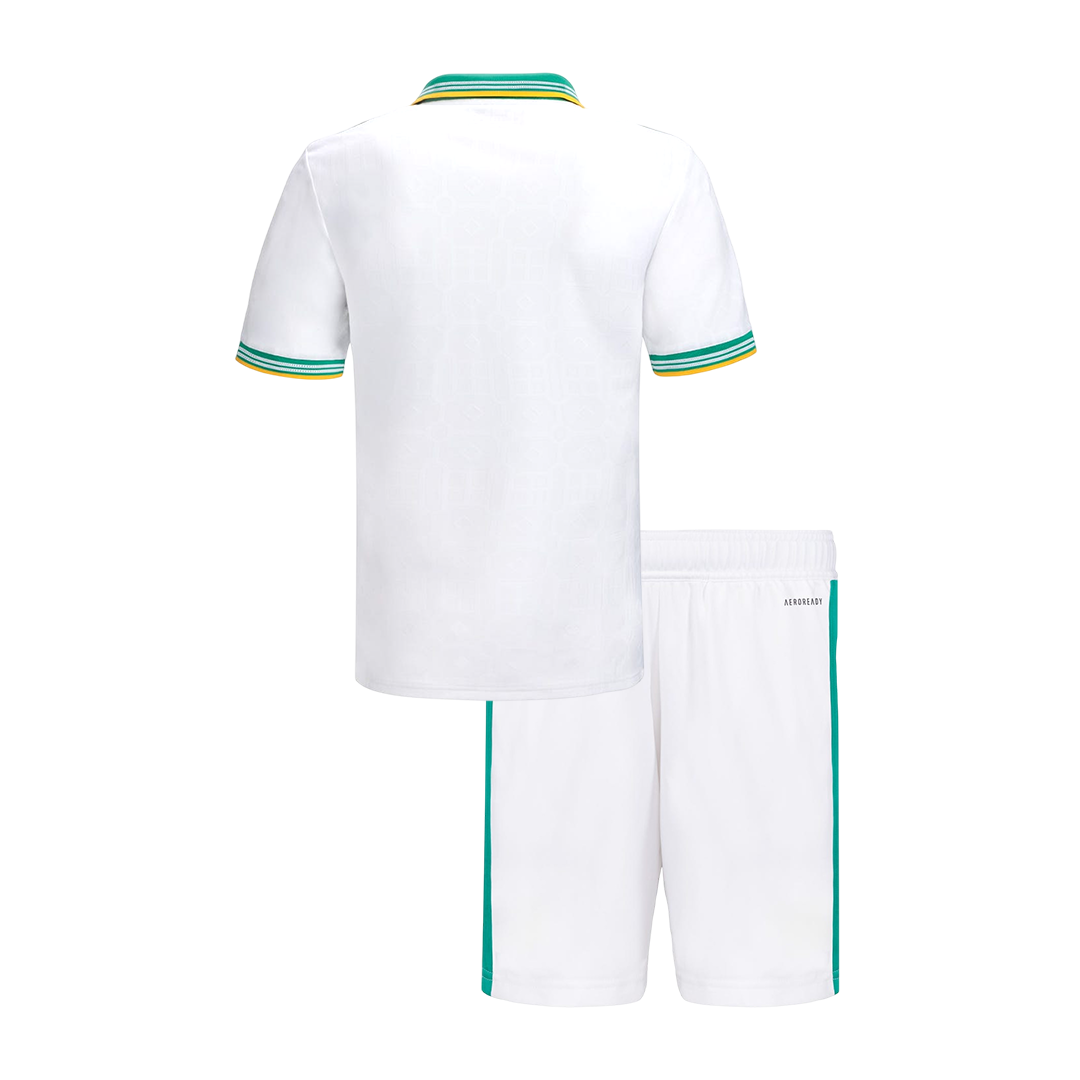 Roma Kids Third Away Soccer Kit 2025/26 White