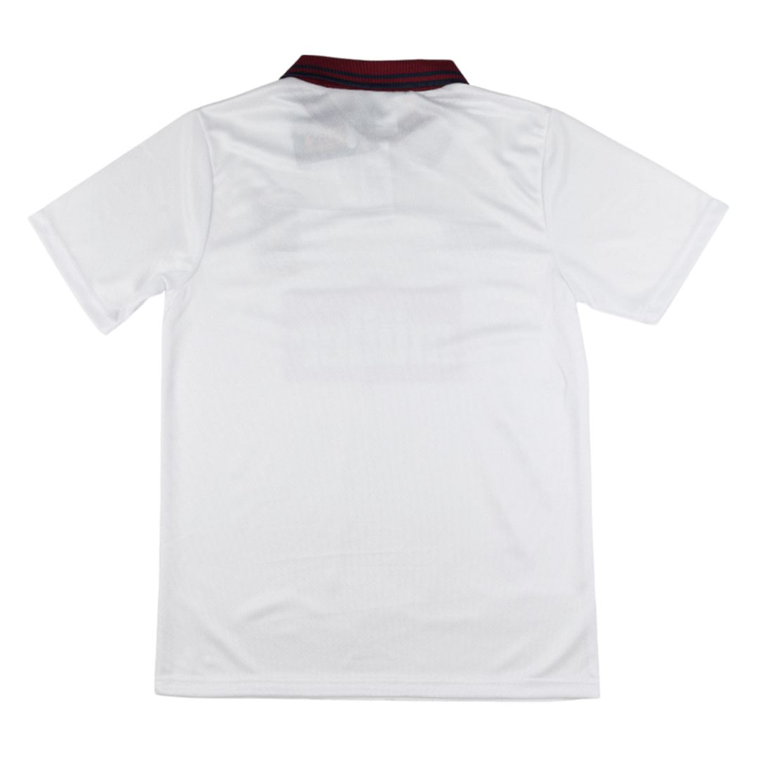 Retro Aston Villa Mens Third Away Soccer Jersey 1994/95 White