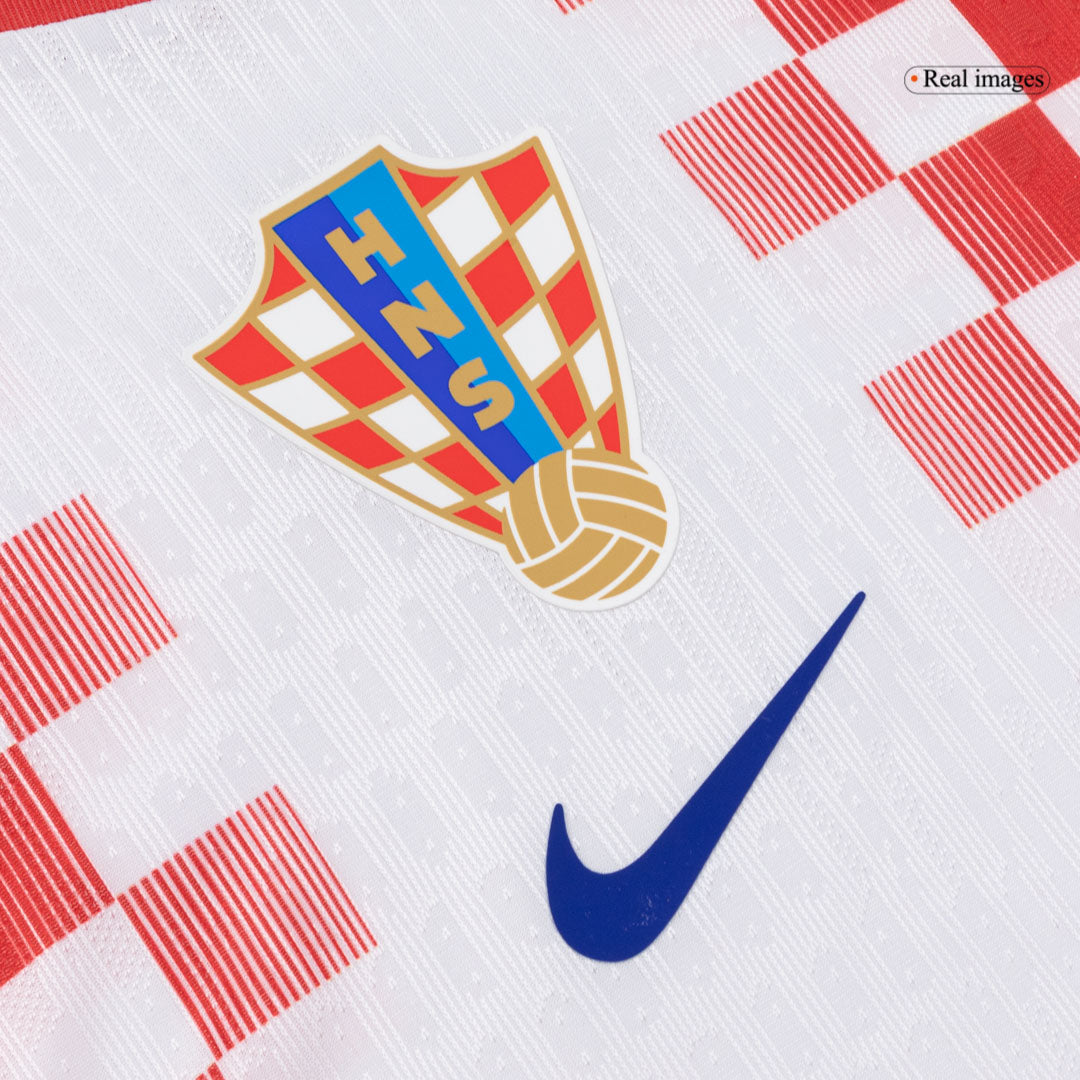 MODRIĆ #10 Croatia Mens Home Soccer Jersey World Cup 2026 Red&White - Player Version