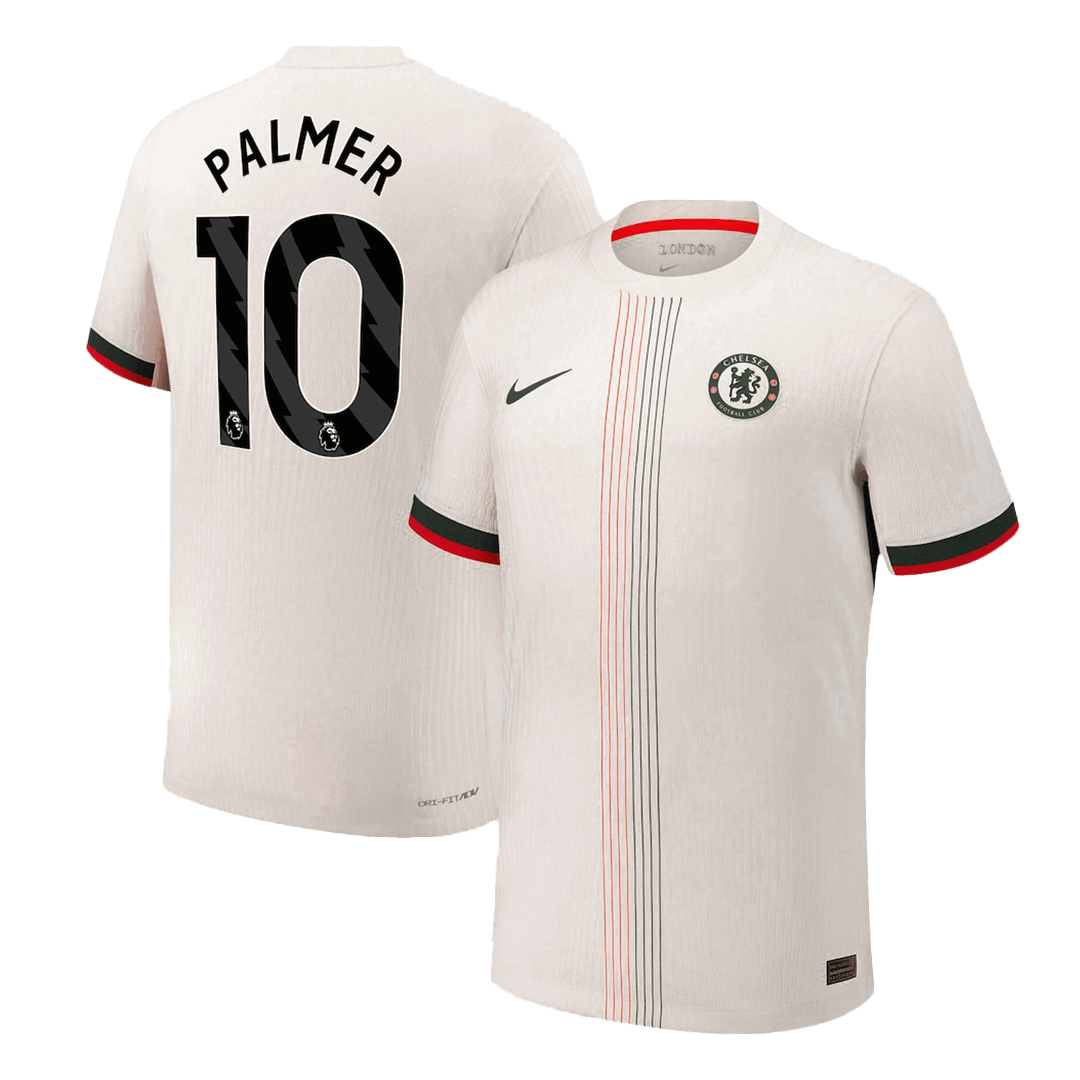 PALMER #10 Chelsea Mens Away Soccer Jersey 2025/26 White - Player Version