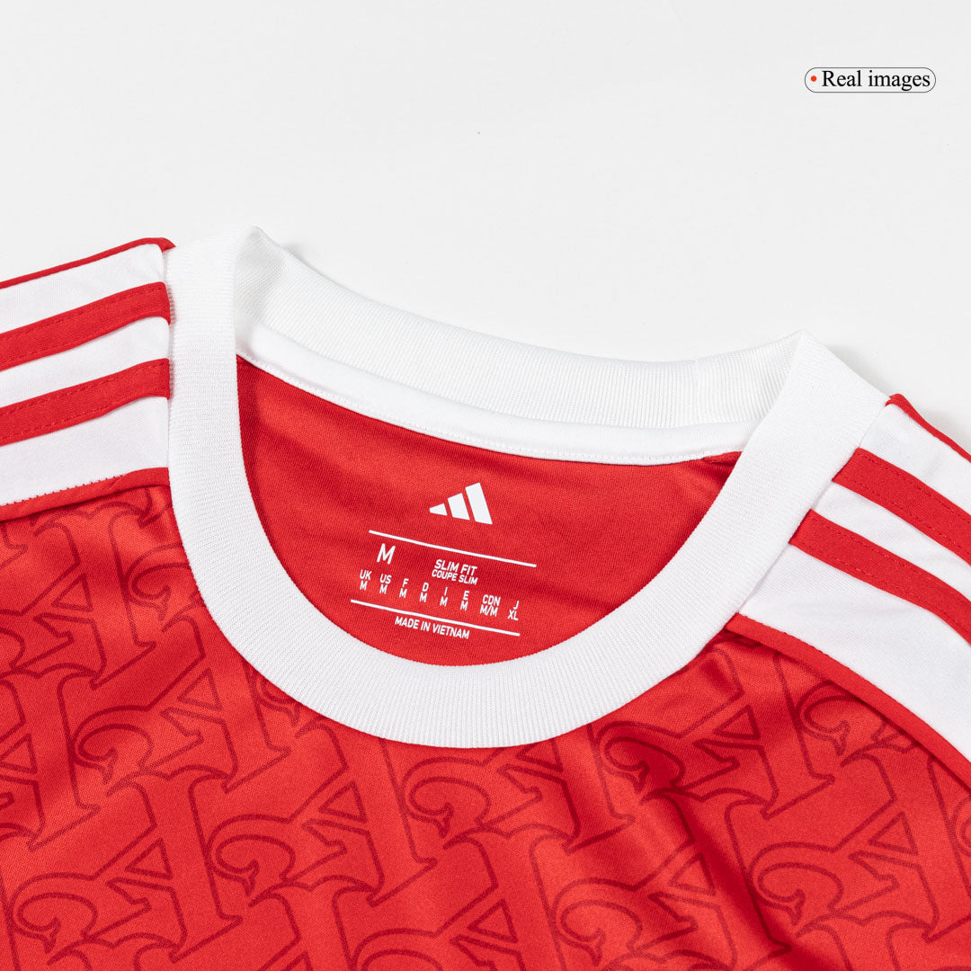 GABRIEL #6 Arsenal Mens Home Soccer Jersey 2025/26 Red [PREMIUM]