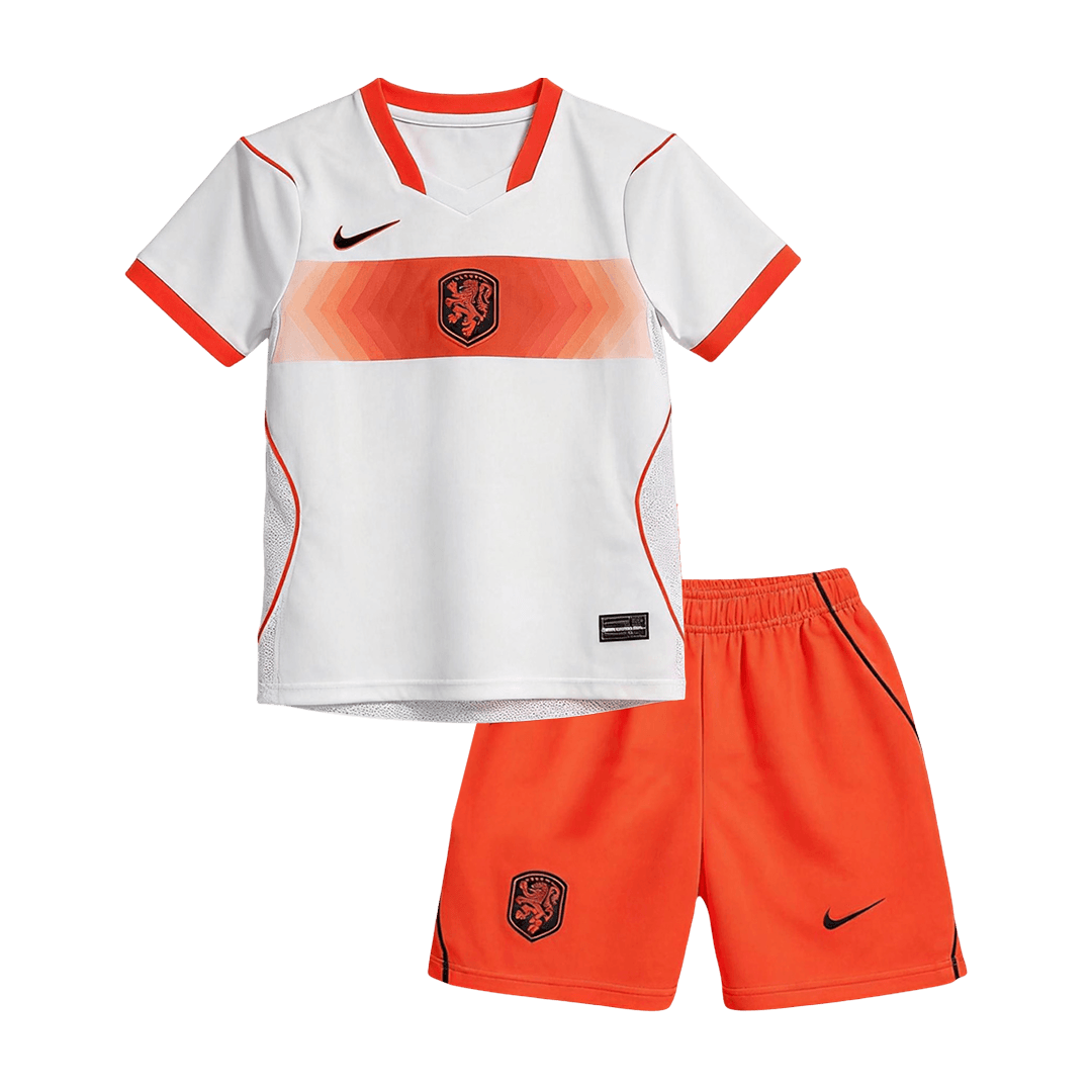 Netherlands Kids Away Soccer Kit World Cup 2026 Orange