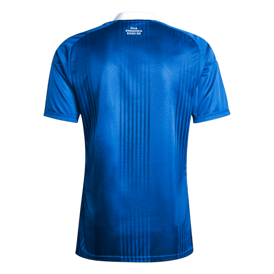 Greece Mens Away Soccer Jersey World Cup 2026 Blue