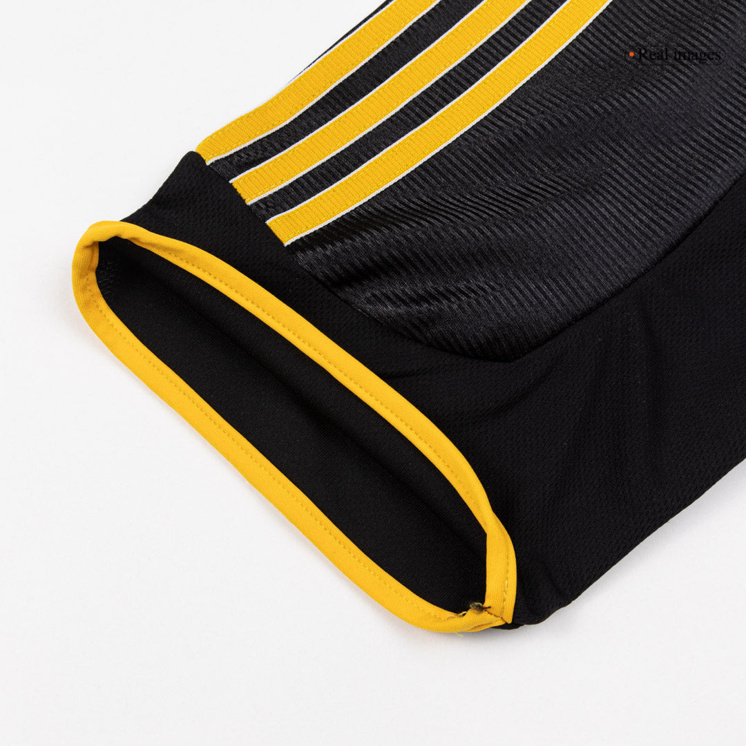 Retro Real Madrid Mens Away Soccer Jersey 1999/01 Black