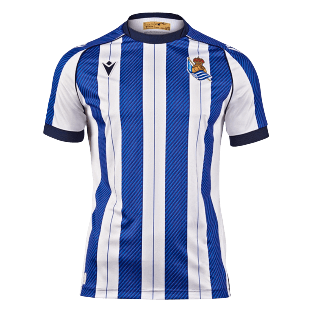 Real Sociedad Mens Home Soccer Jersey 2025/26 Blue&White