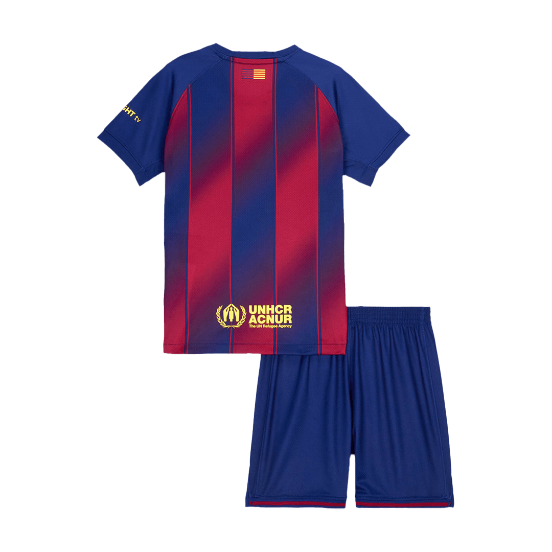 Barcelona Kids Home Soccer Kit 2025/26 Red&Blue [PREMIUM]