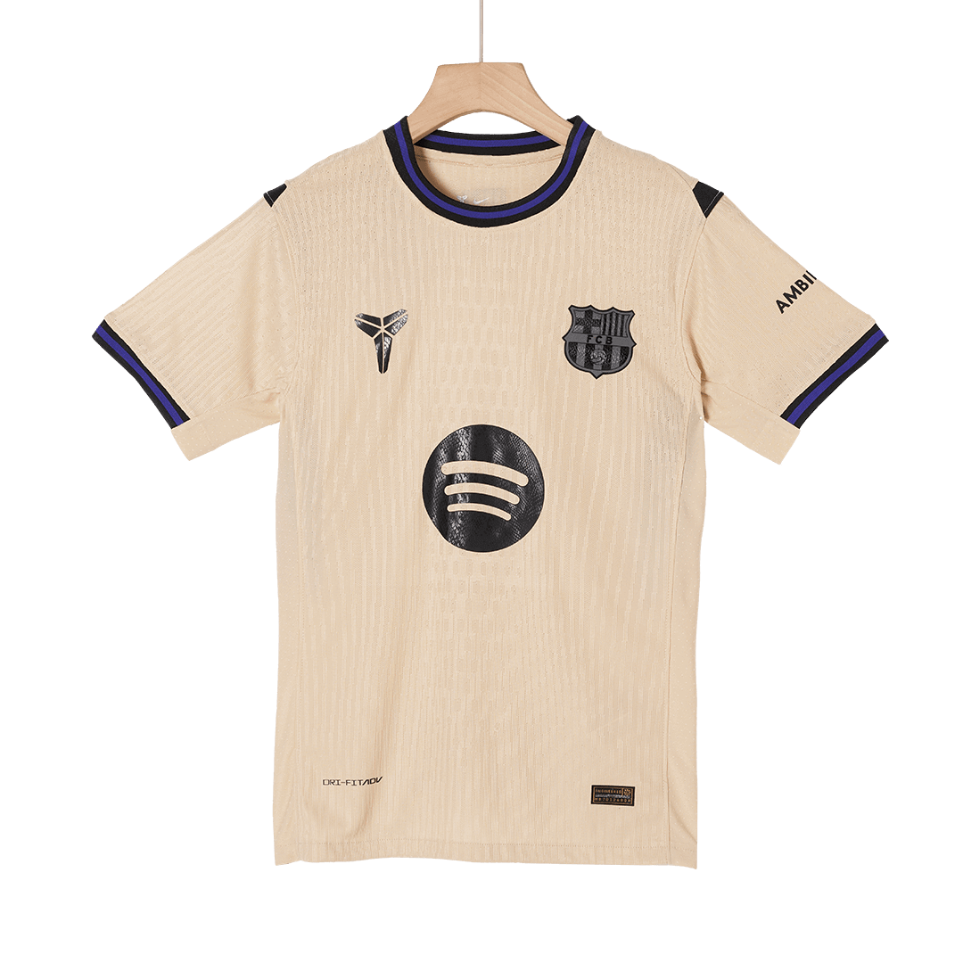 RAPHINHA #11 Barcelona Mens Away Soccer Jersey UCL 2025/26 Yellow - Player Version