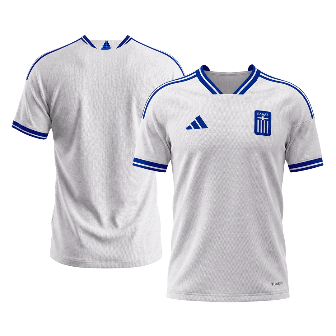 Greece Mens Home Soccer Jersey World Cup 2026 White