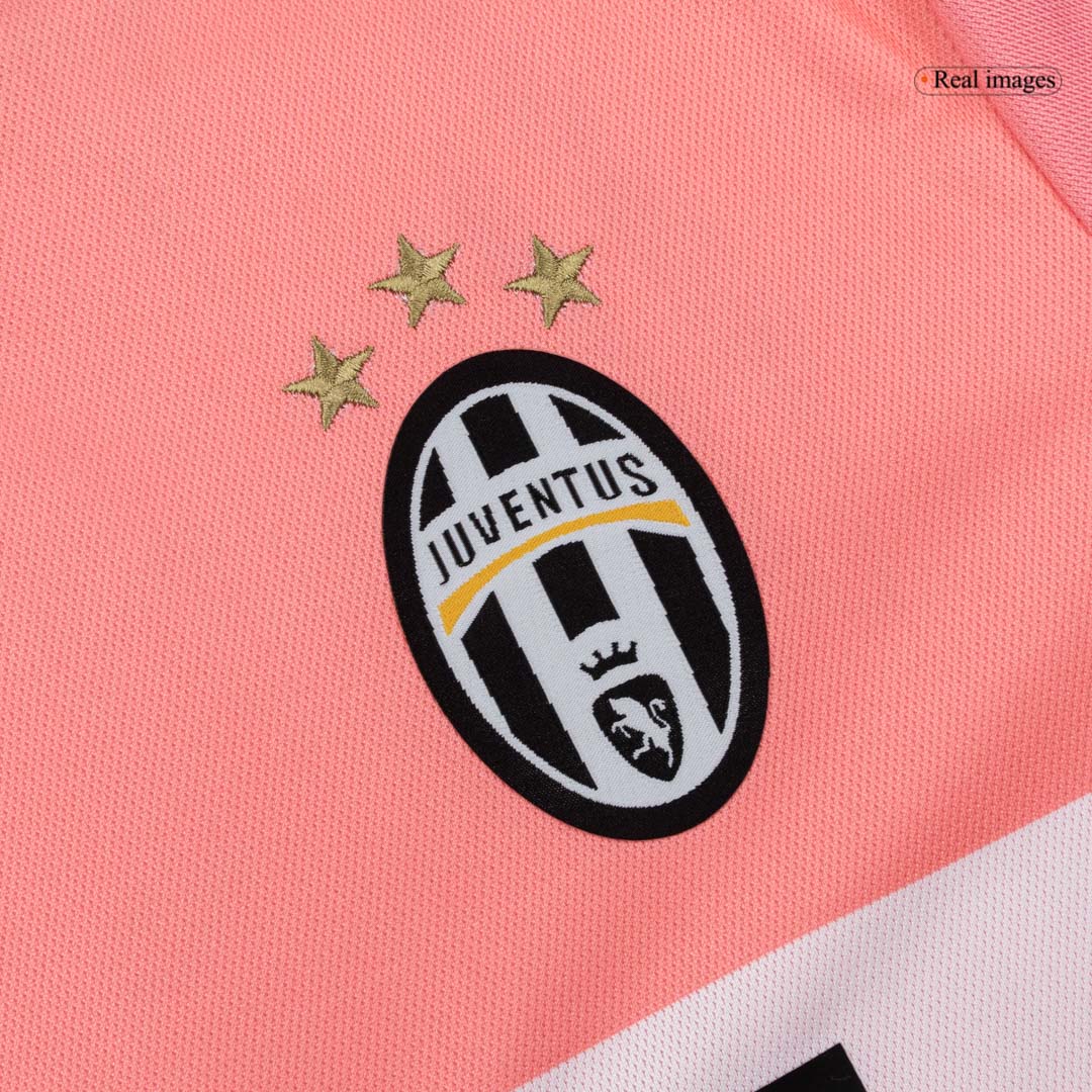 Retro Juventus Mens Away Long Sleeve Soccer Jersey 2015/16 Pink