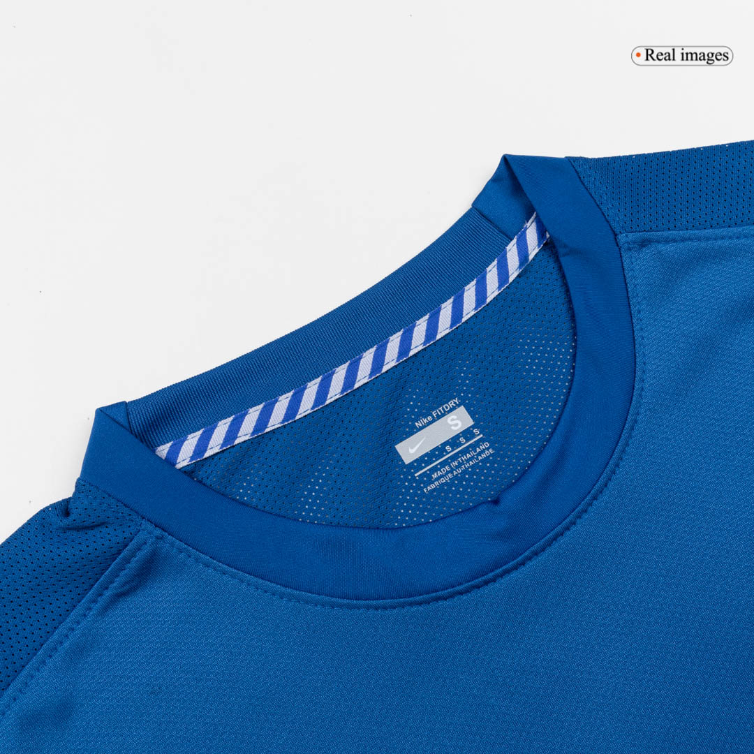 Retro Manchester United Mens Third Away Soccer Jersey 2008/09 Blue