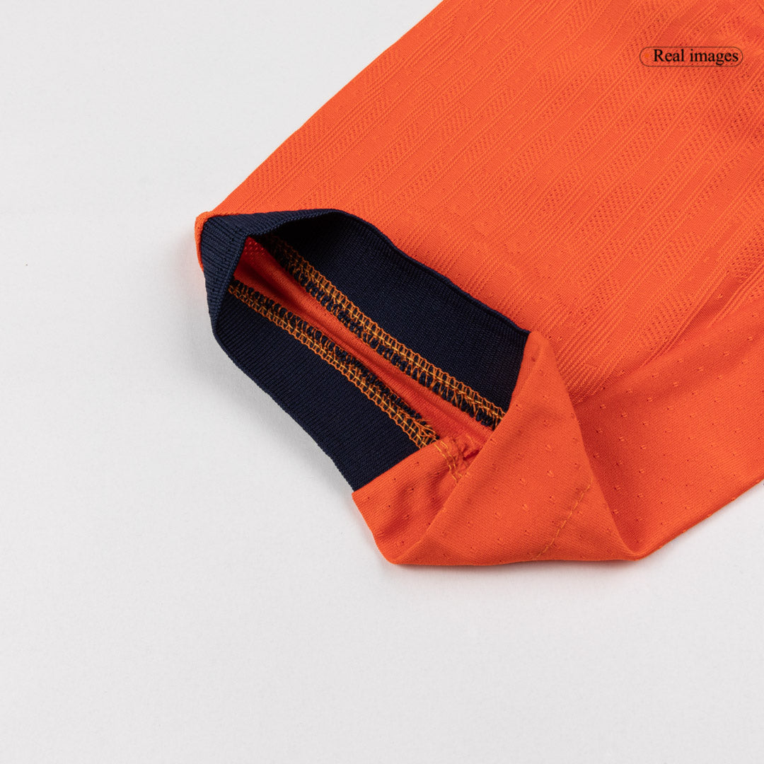 Netherlands Mens Home Soccer Jersey World Cup 2026 Orange - Player Version