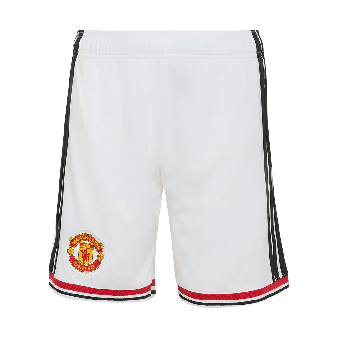 Manchester United Mens Home Soccer Shorts 2026/27 White