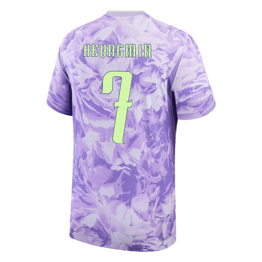 HEUNGMIN #7 South Korea Mens Away Soccer Jersey World Cup 2026 Purple - Player Version