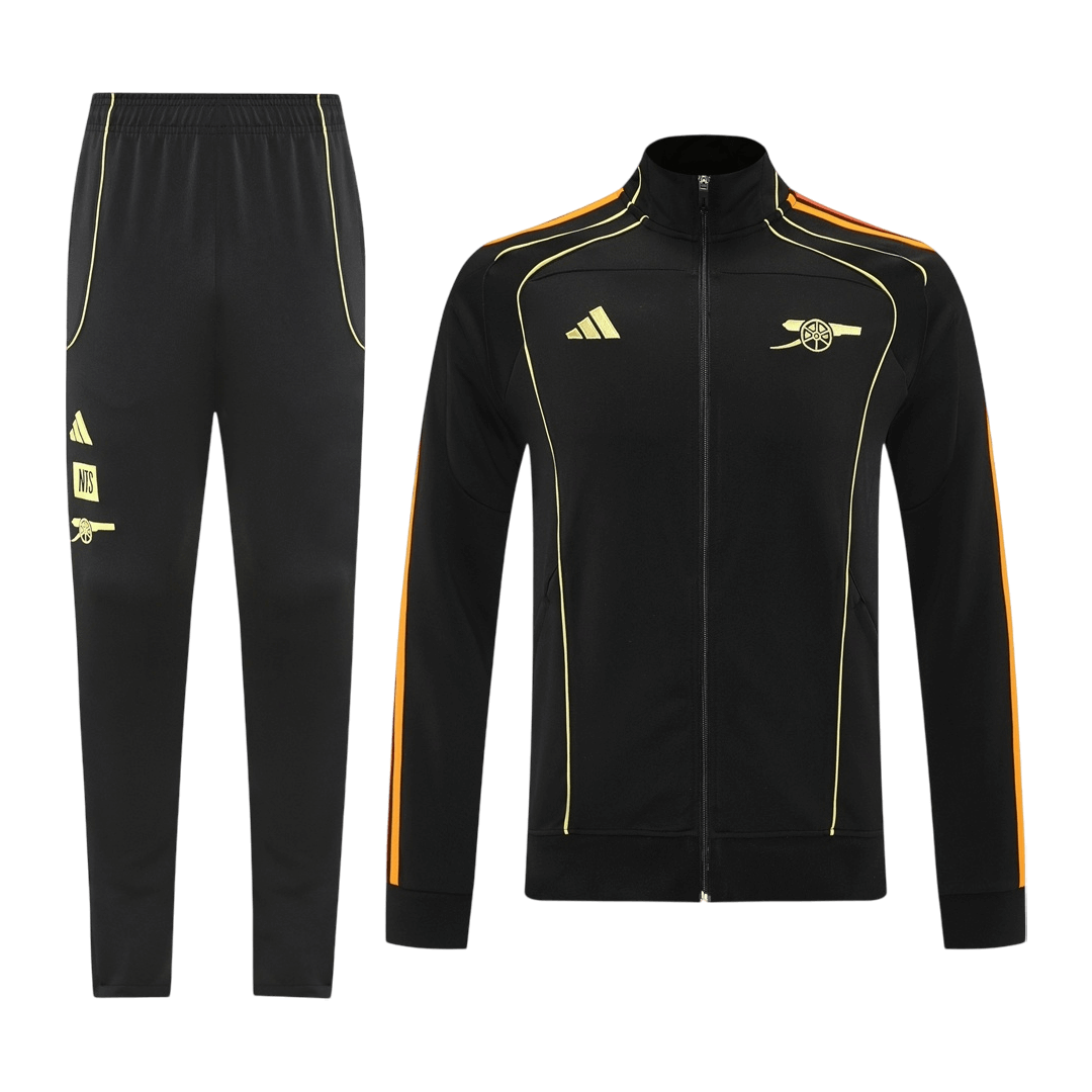 Arsenal Mens Training Tracksuit Kit 2025/26 Black