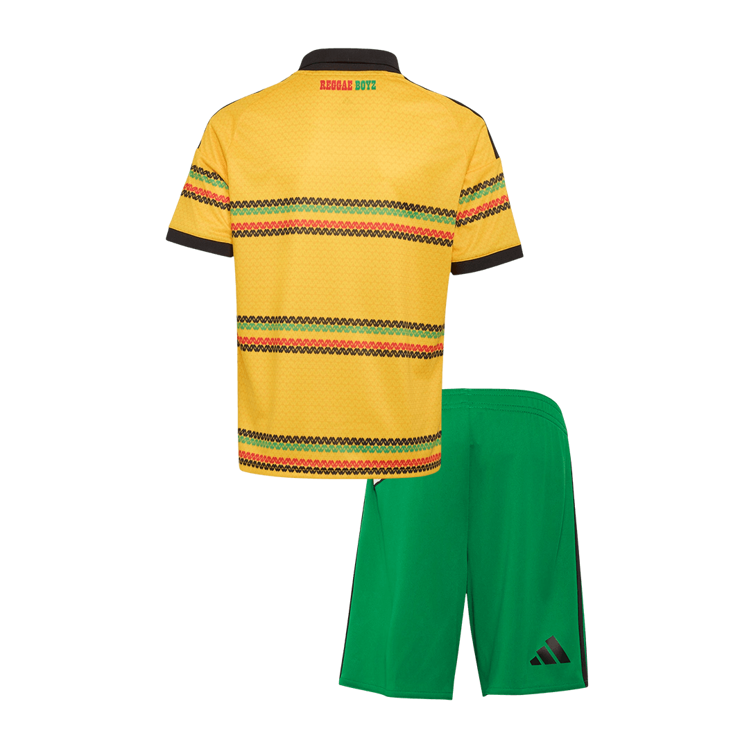 Jamaica Kids Home Soccer Kit World Cup 2026 Yellow&Green