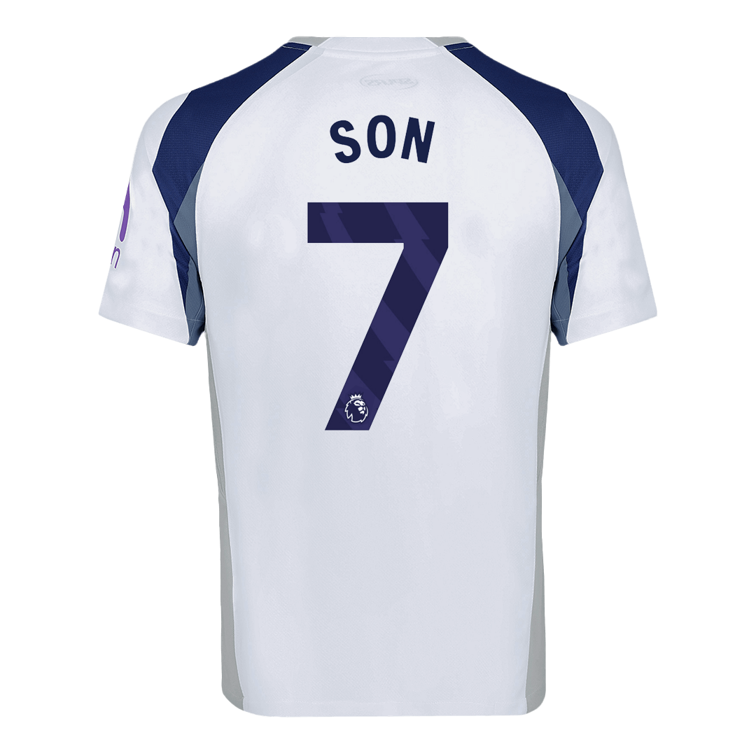 SON #7 Tottenham Hotspur Mens Home Soccer Jersey 2025/26 White
