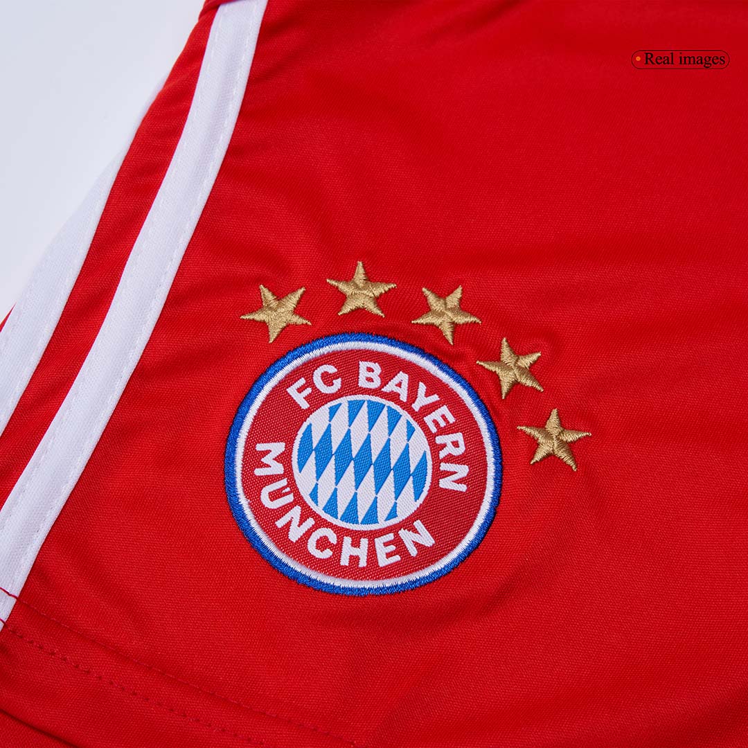Bayern Munich Kids Home Soccer Kit 2025/26 Red