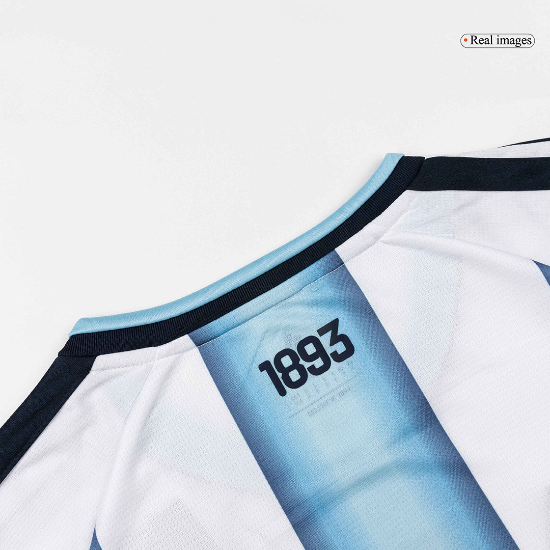 Argentina Mens Home Long Sleeve Soccer Jersey World Cup 2026 Blue&White