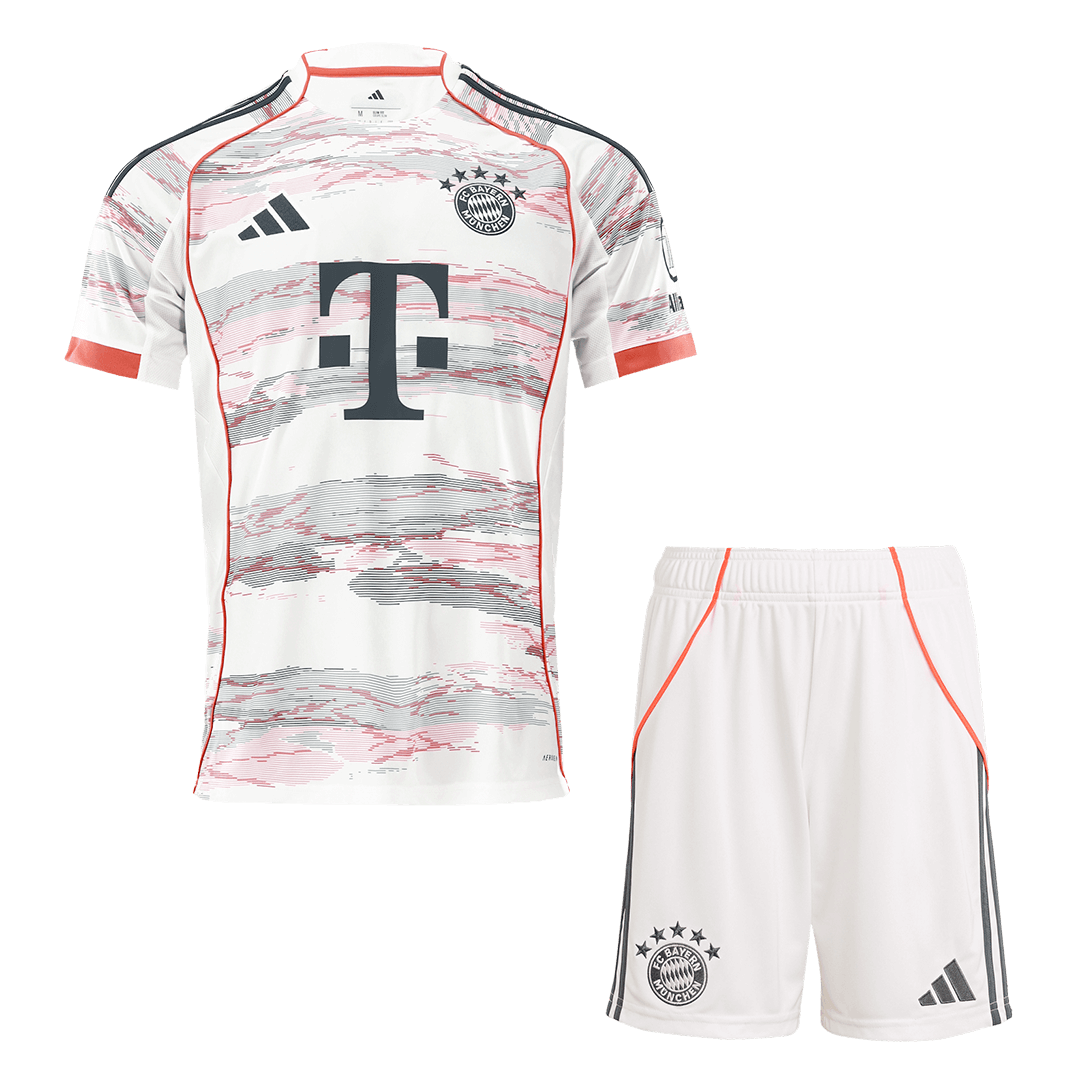 Bayern Munich Mens Away Soccer Kit 2025/26 White