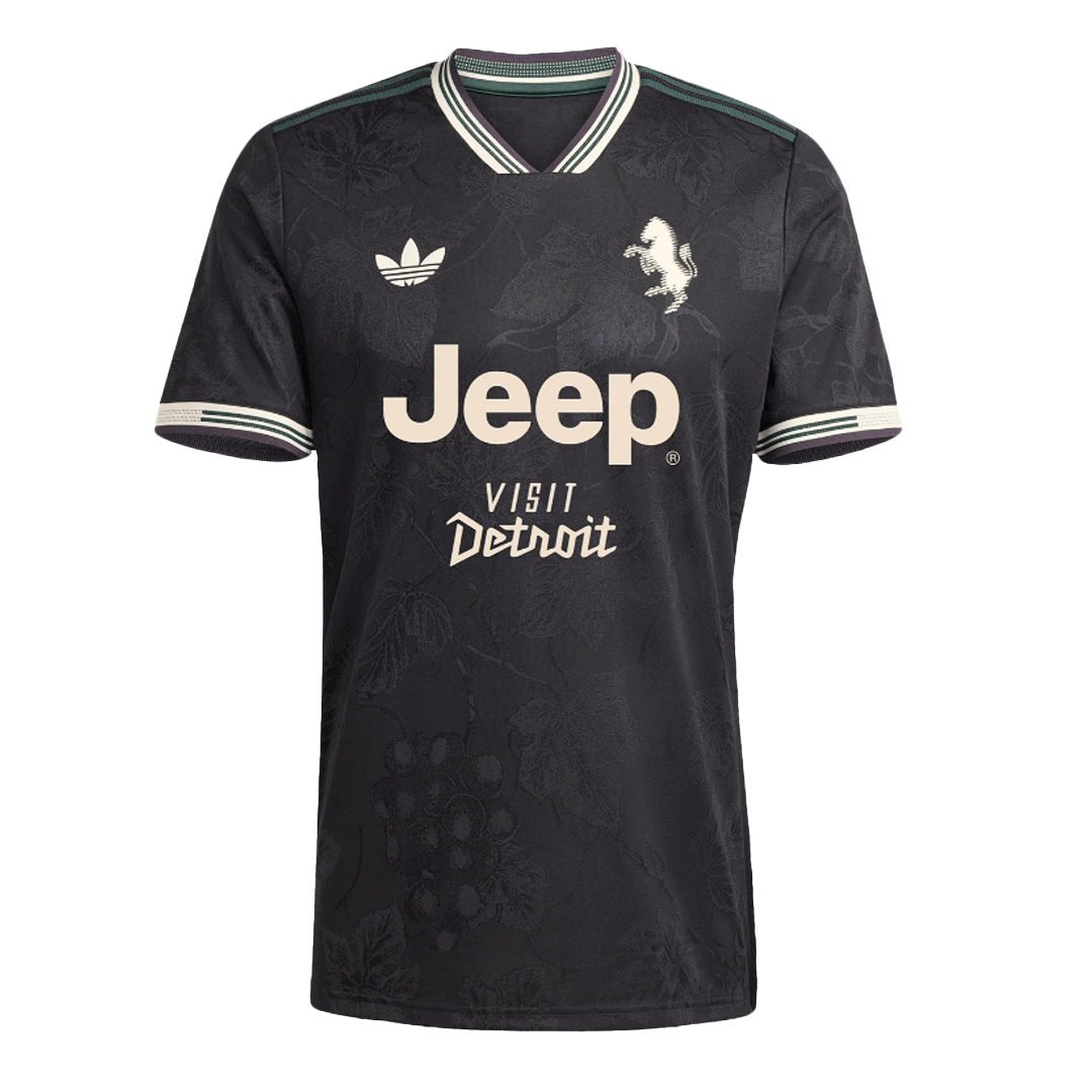Juventus Mens Third Away Soccer Jersey 2025/26 Black - Player Version