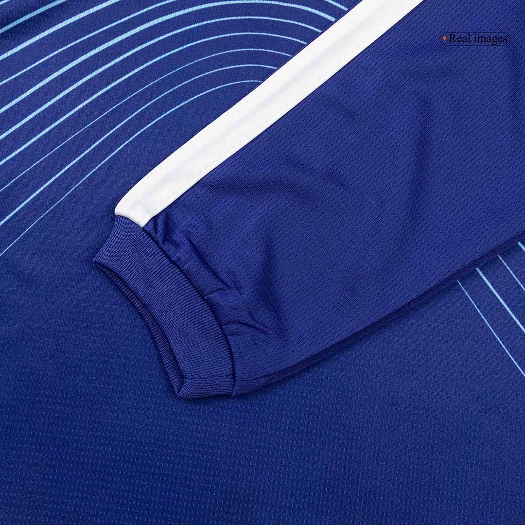 Japan Mens Home Long Sleeve Soccer Jersey World Cup 2026 Navy