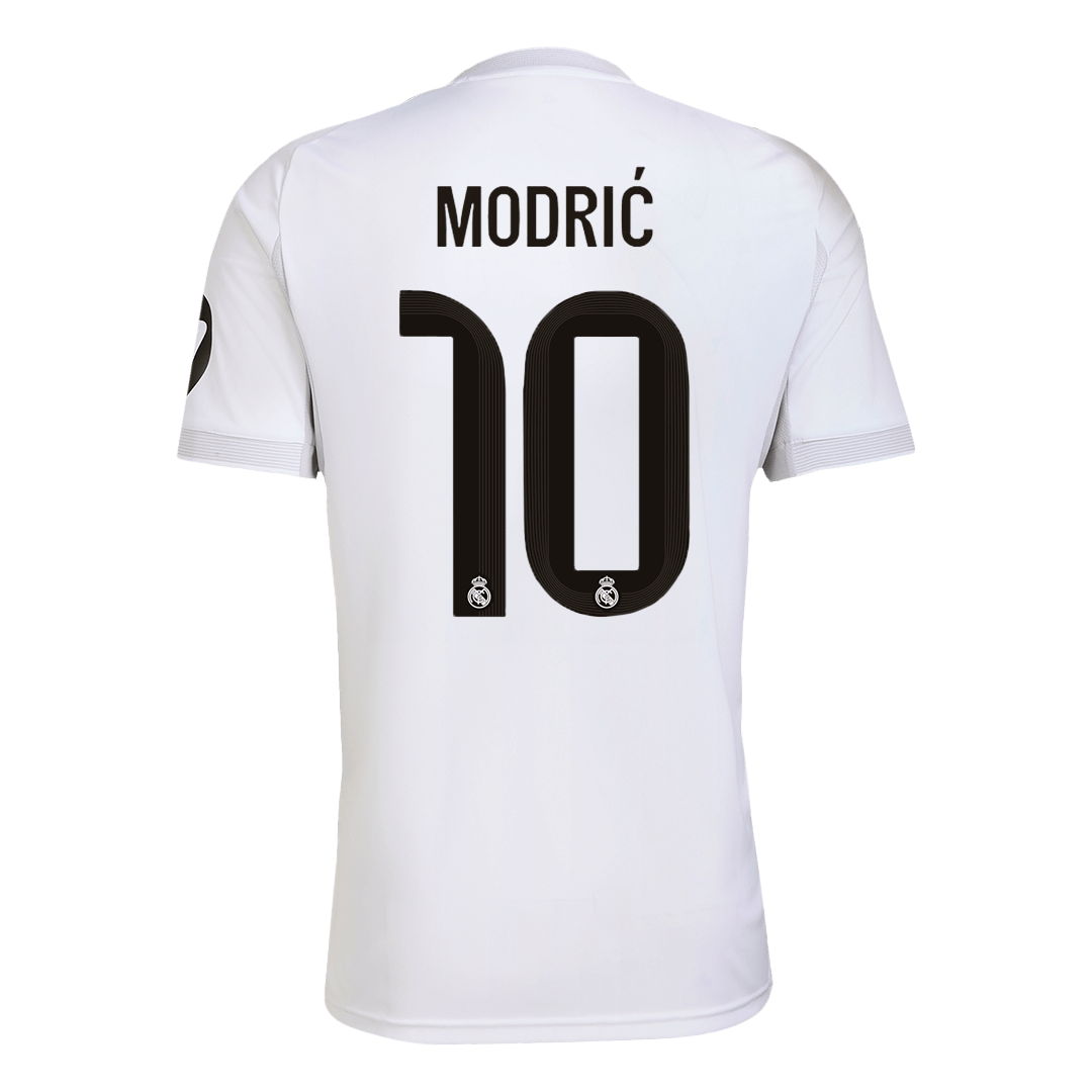 MODRIĆ #10 Real Madrid Mens Home Soccer Jersey 2025/26 White [PREMIUM]