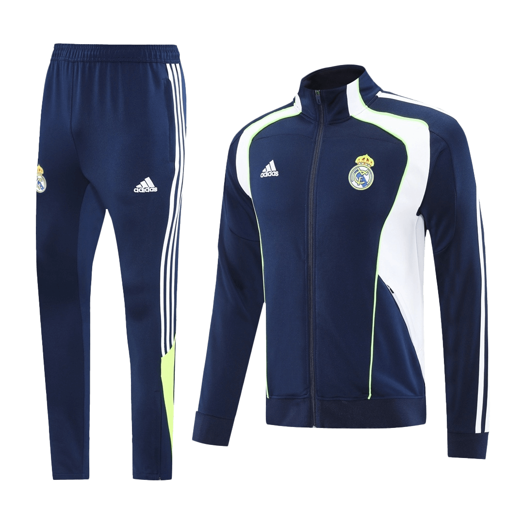 Real Madrid Mens Training Tracksuit Kit 2025/26 Navy