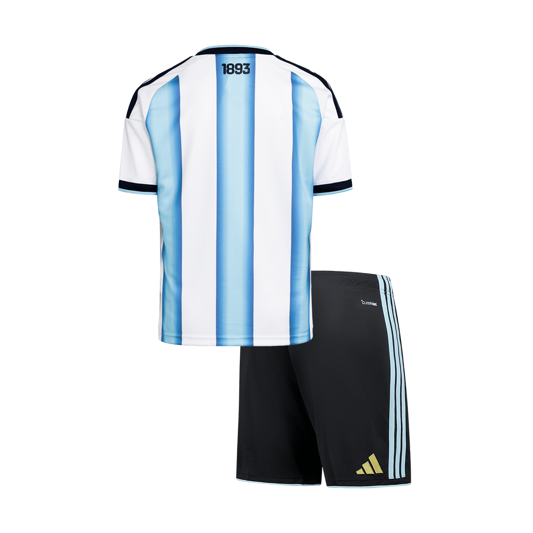 Argentina Kids Home Soccer Kit World Cup 2026 Blue&White [PREMIUM]
