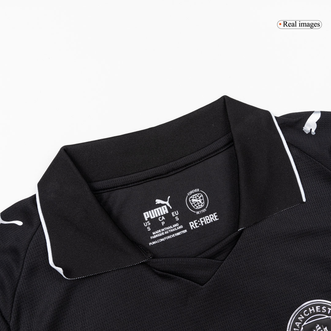 Manchester City Womens Away Soccer Jersey 2025/26 Black
