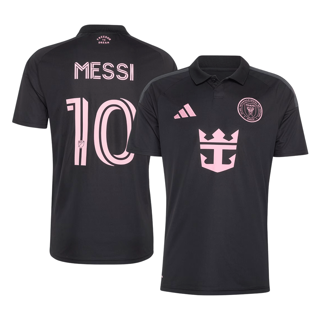 MESSI #10 Inter Miami CF Mens Away Soccer Jersey 2026 Black
