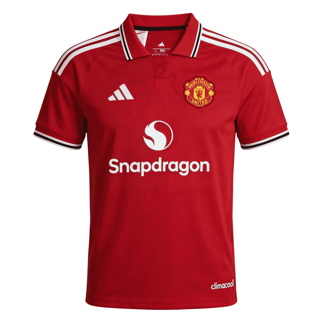 B.FERNANDES #8 Manchester United Mens Home Soccer Jersey 2026/27 Red