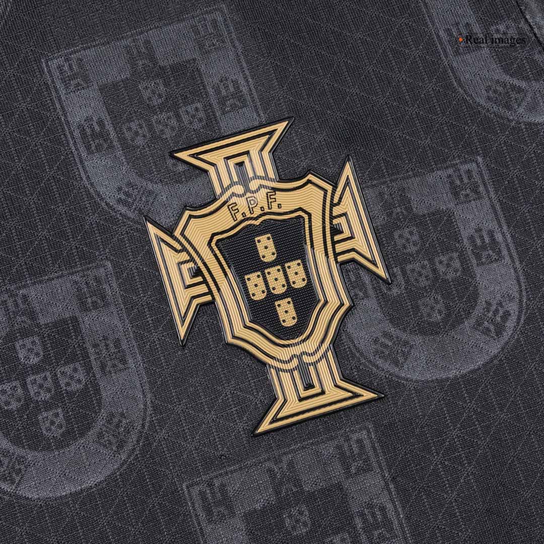 Portugal Mens Soccer Jersey World Cup 2026 Black - Player Version
