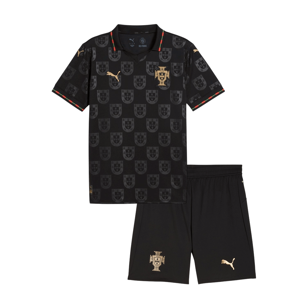 Portugal Kids Soccer Kit World Cup 2026 Black