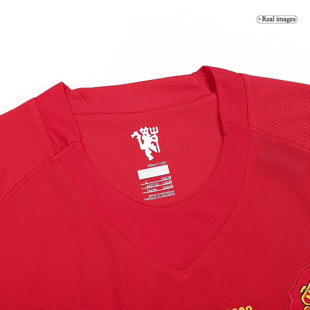 Retro Manchester United Mens Home Soccer Jersey 2007/08