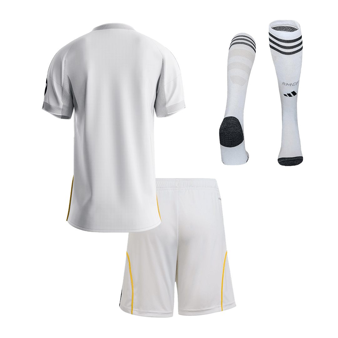 Real Madrid Kids Home Soccer Full Set 2025/26 White [PREMIUM]