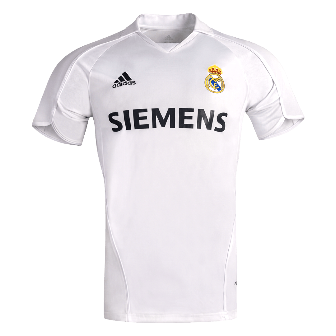 Retro Real Madrid Mens Home Soccer Jersey 2005/06 White