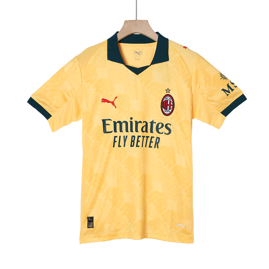 FOFANA #19 AC Milan Mens Third Away Soccer Jersey 2025/26 Yellow