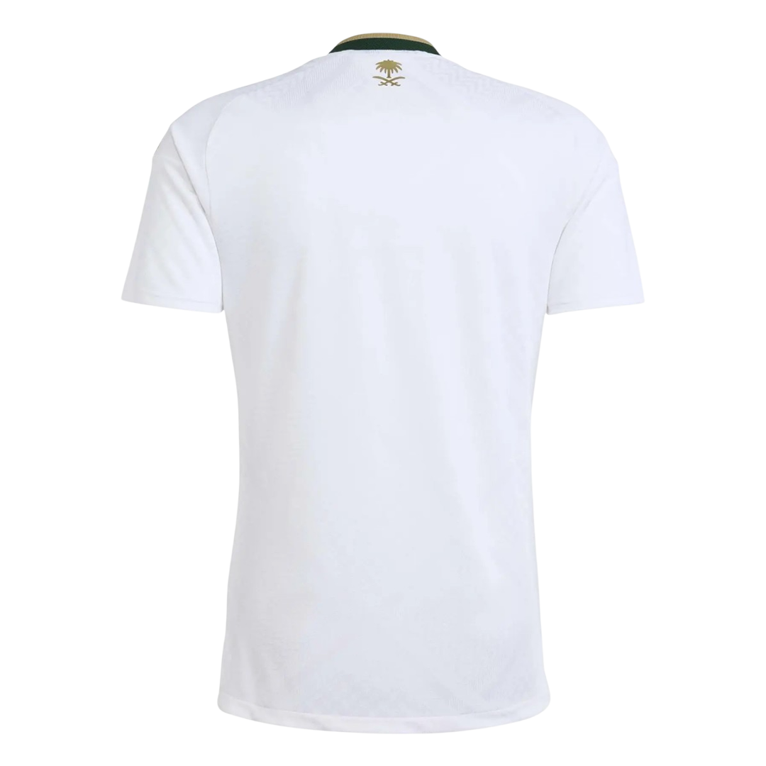 Saudi Arabia Mens Away Soccer Jersey World Cup 2026 White - Player Version