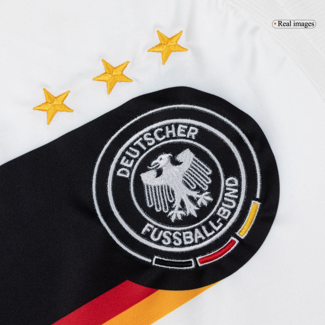 Retro Germany Mens Home Soccer Jersey 2008 White