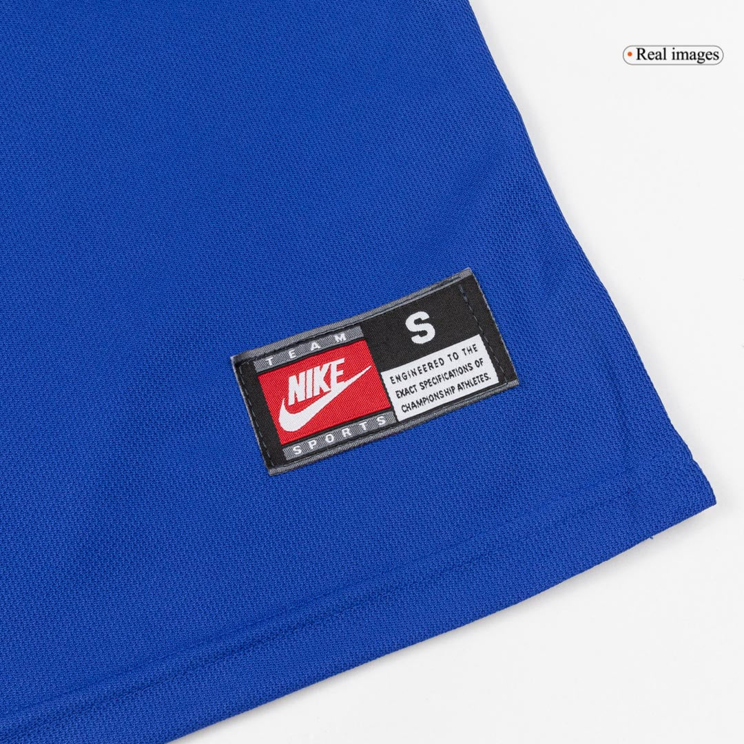 Retro Brazil Mens Away Soccer Jersey 1998 Blue
