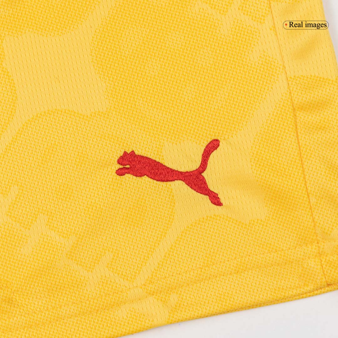 AC Milan Kids Third Away Soccer Kit 2025/26 Yellow