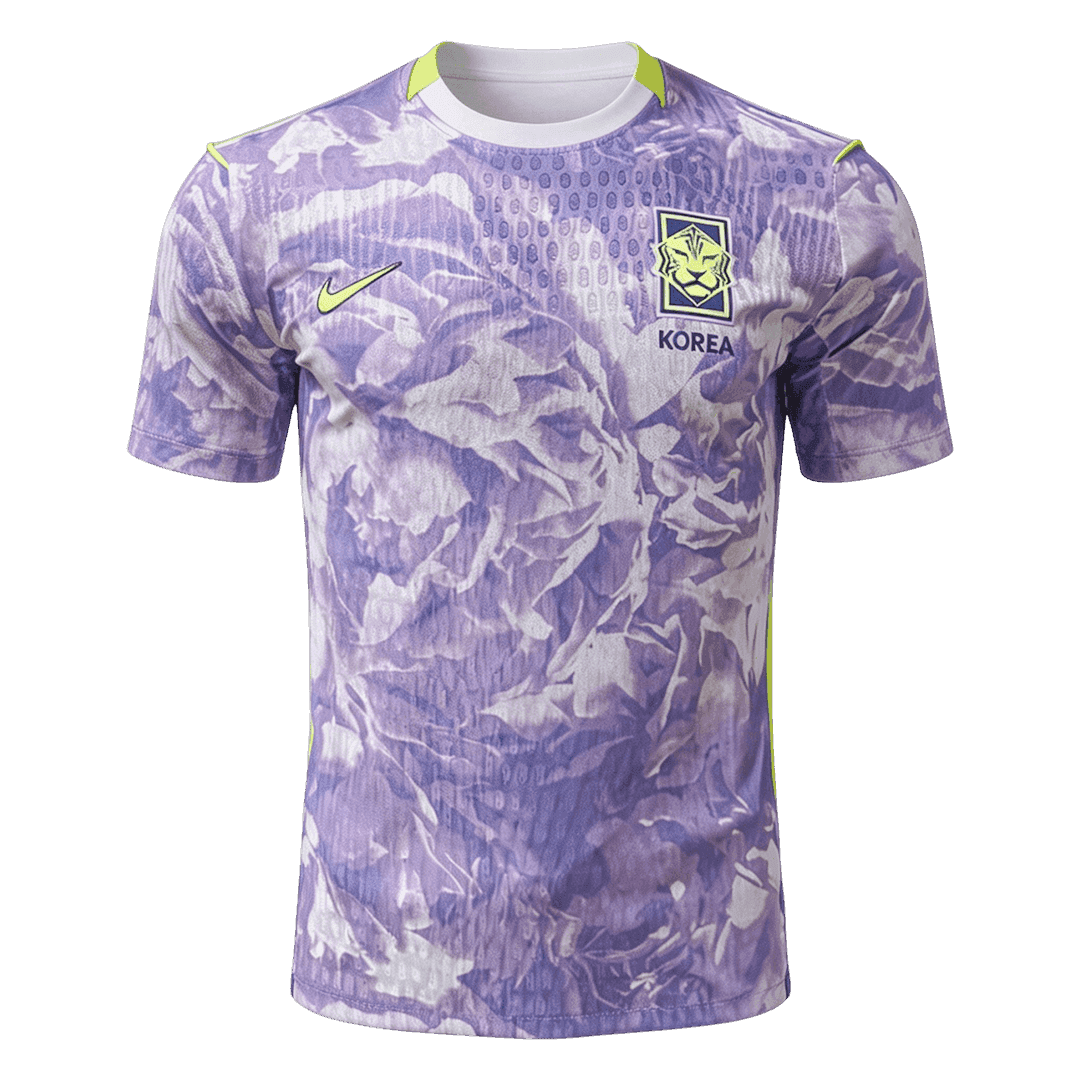South Korea Mens Away Soccer Jersey World Cup 2026 Purple - Player Version