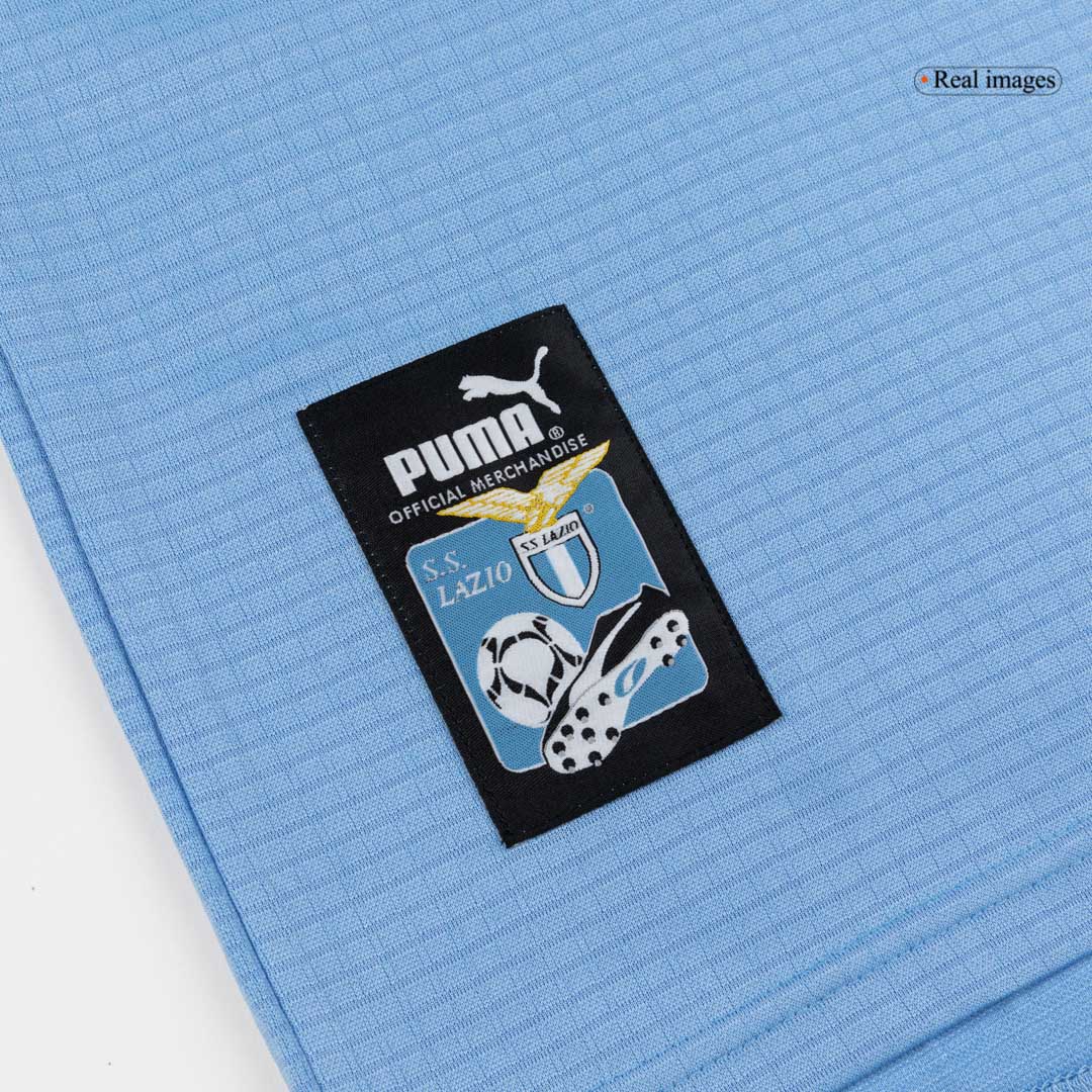 Retro Lazio Mens Home Soccer Jersey 1998/99 Blue