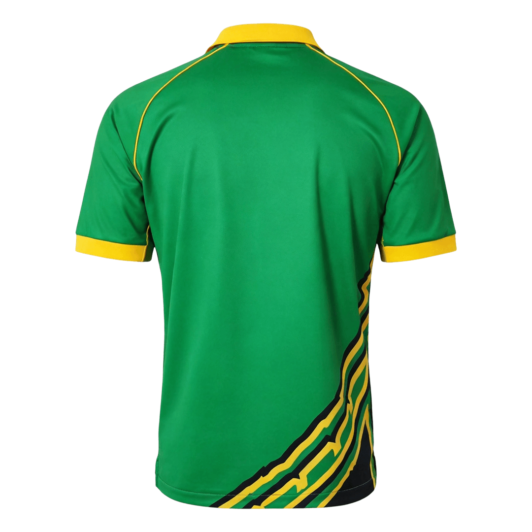 Retro Jamaica Mens Away Soccer Jersey 1998 Green