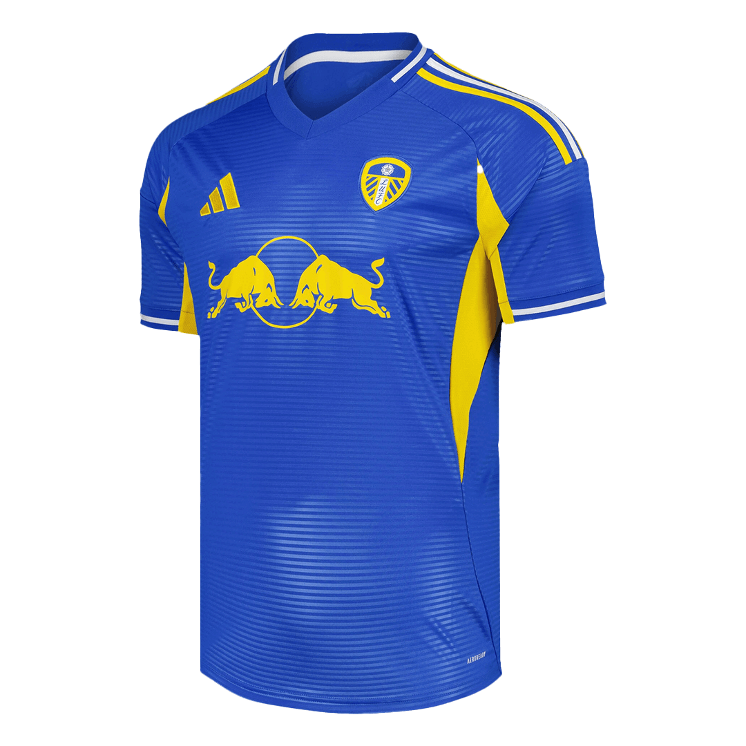 Leeds United Mens Away Soccer Jersey 2025/26 Blue
