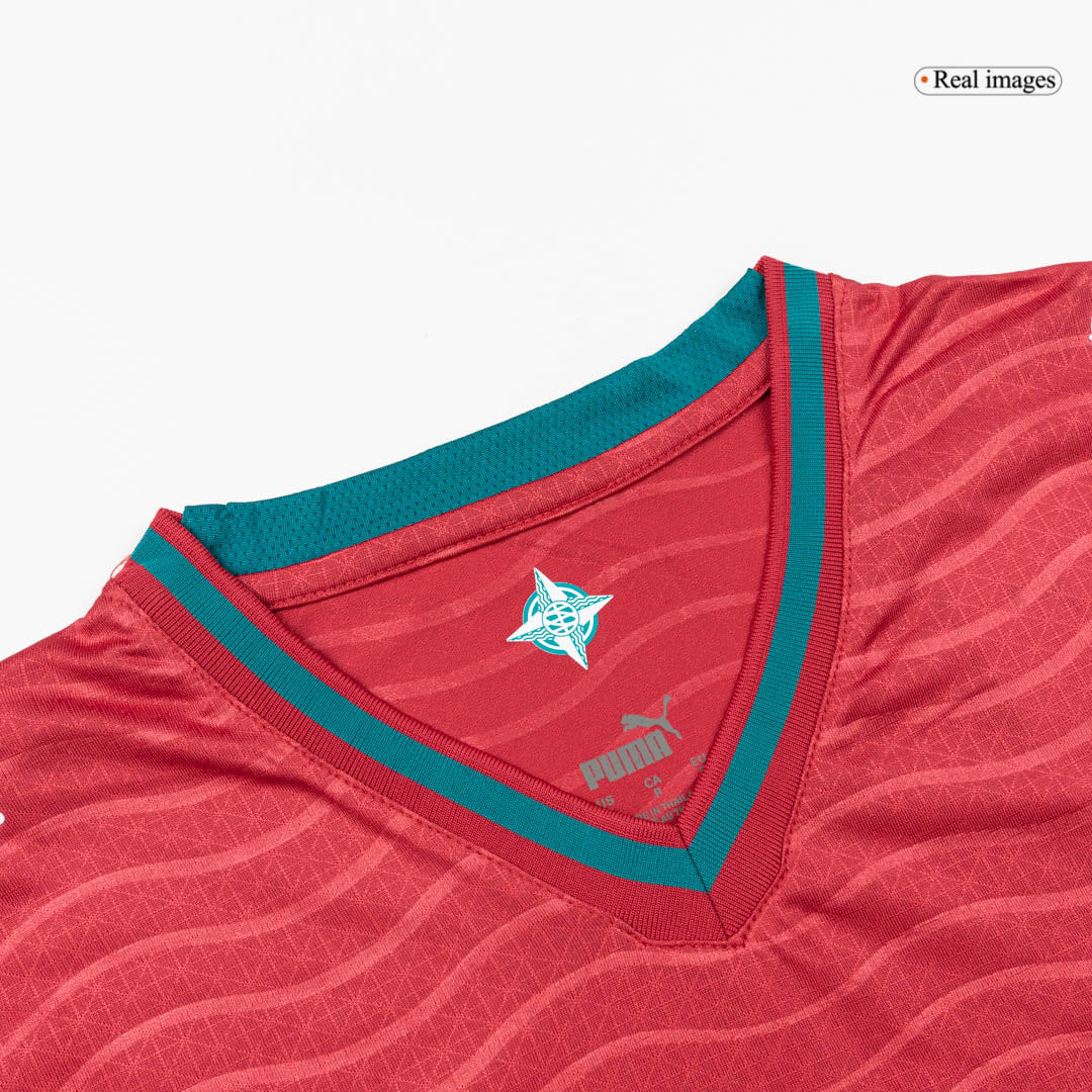 B.FERNANDES #8 Portugal Mens Home Soccer Jersey World Cup 2026 Red - Player Version