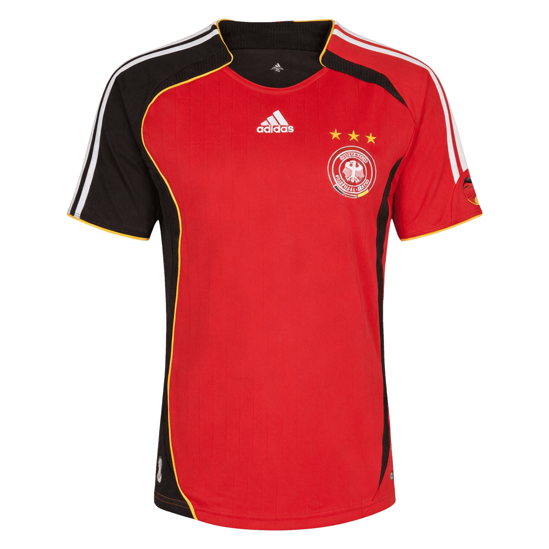Retro Germany Mens Away Soccer Jersey World Cup 2006 Red